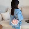 Child Girl Cartoon Animal Canvas Backpack With Breathable Material For Daily Use