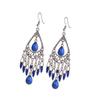1 Pair Bohemia Style Tassel Earrings Women Waterdrop Pendant Dangling Earring Girls Ethnic Ear Jewelry