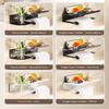 1Pc No-Drill Toilet Paper Holderphone Stand Metal Storage Rack Kitchen Towel Holder Seasoning Bottle Bathroom Wall Roll Paper