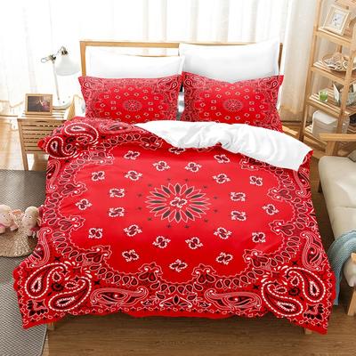 3D Digital Printed Duvet Cover, Soft Comfortable, Breathable Polyester Bedding Set, Bedroom Decoration, 3 Piece
