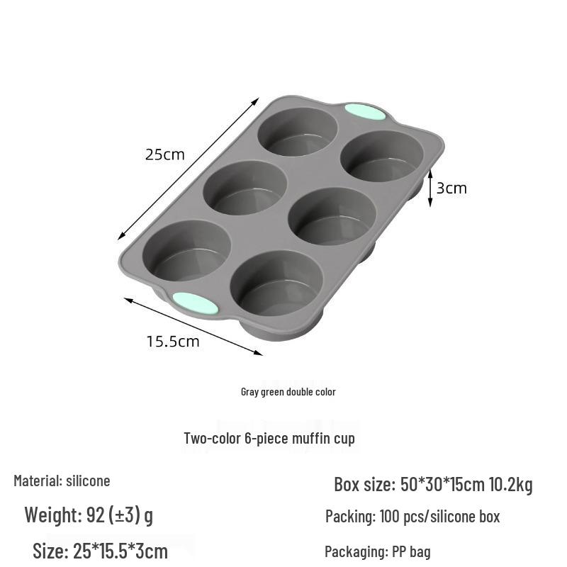 Set di stampi per dolci in silicone: Rilascio Facile, Varie Forme per la Cottura Casalinga