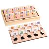 New Popular Pattern Matching Game Shape Cognitive Toy Educational Toys Wooden Multi Functional Game Box Gift Boys and Girls