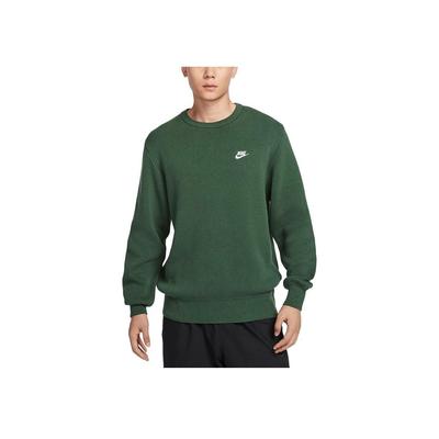 Clubmode Bequemer Rundhals-Pullover Herrenpullover Tannengrün FQ2913-323