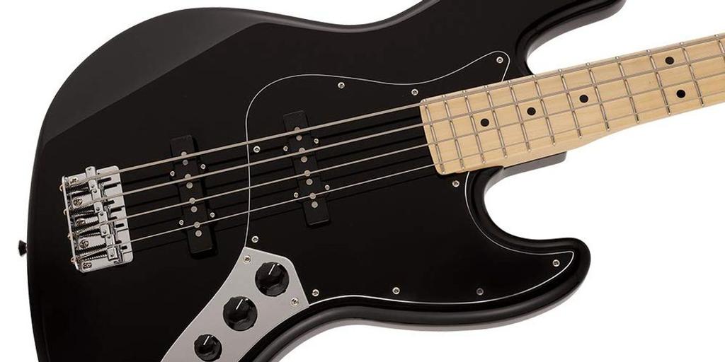 Fender Made In Japan Hybrid II Jazz Maple Black Bass®, Fingerboard,