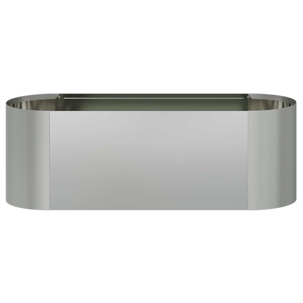 Raised Garden Bed Galvanized Steel 120 X 40 X 40 Cm