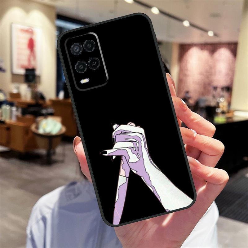 Girl Code Hands Funny Signals Case For Oppo A94 A54 A40 A60 A80 A98 A78 A18 A38 A58 A16 A76 A96 A17 A77 A74 A57S A15 Cover