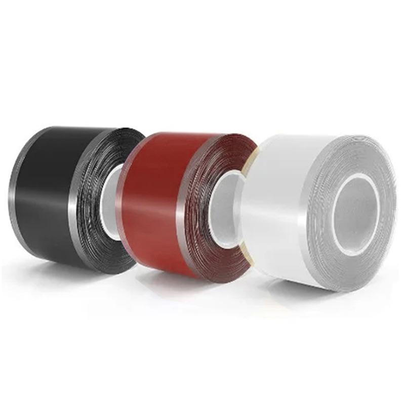 Taśma silikonowa samowulkanizująca, Natychmiastowa naprawa wycieków w kuchni i hydraulice, Wodoodporny uszczelniacz do powierzchni PVC/szkło/metal/kamień