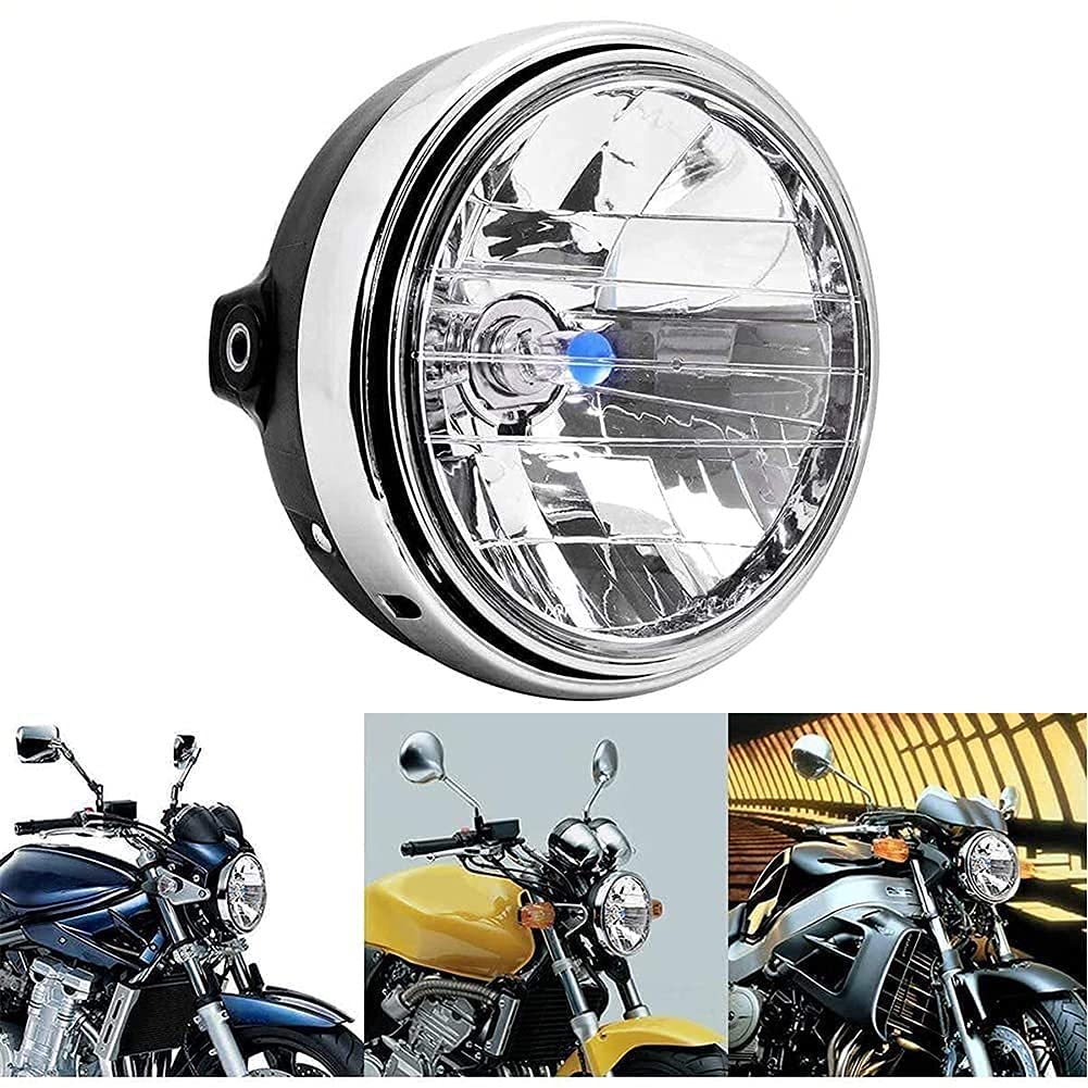 JIAHER Motorcycle Headlight Headlamp CB400SF Hornet 250 CBX400 VTR250 Jade CB250F Universal LED Motorcycle Headlight