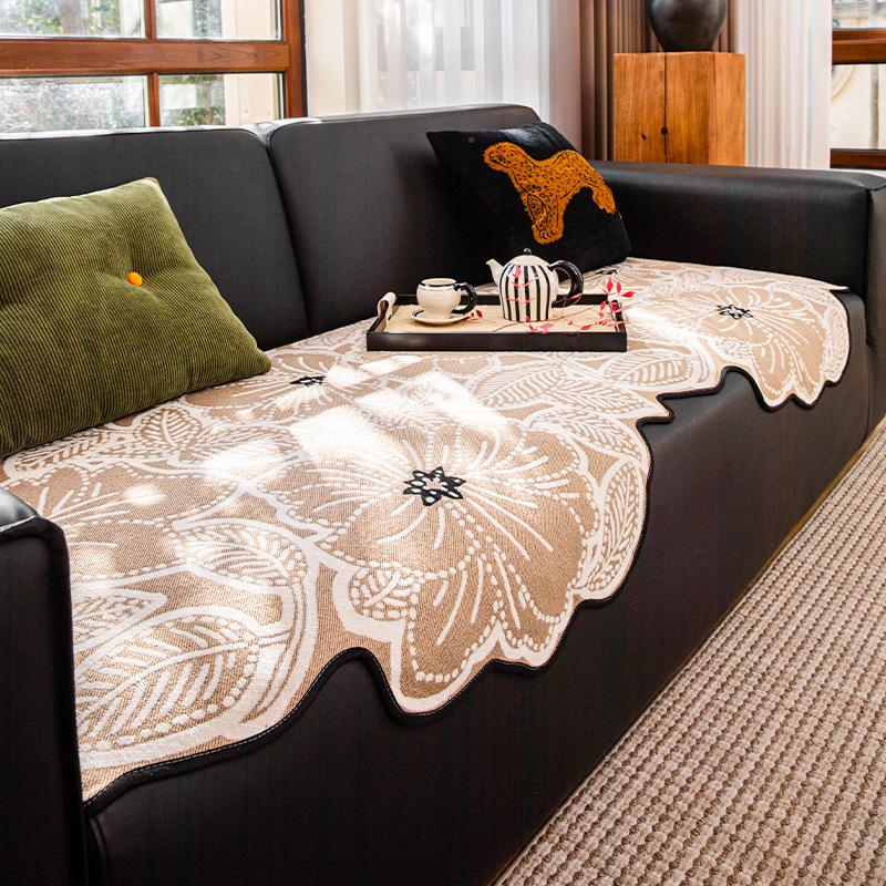 

Подушка для дивана Chenier универсальная фиксированная нескользящая легкая роскошная высококачественная ткань для чехла дивана полотенце простой современный чехол 90*70cm