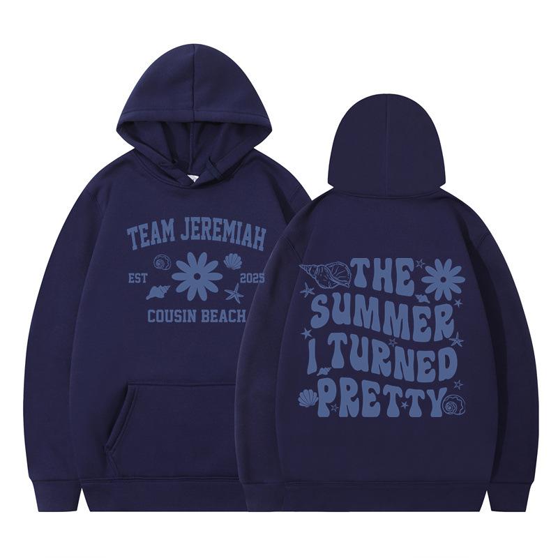Die Sommer-l Turned Pretty Team Jeremiah Hoodies Herbst Winter Fleece Pullover Langarm Sweatshirt für Männer Frauen