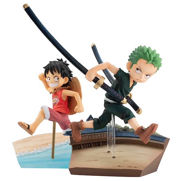 KLENOT. Série One Piece Roronoa Zoro RUNRUNRUN Přibližně 140mm PVC lakovaná dokončená figurka