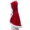 [Ymgot] Santa Poncho, Christmas Santa Claus Cloak, Christmas Cosplay Cape, Red/Green (Red)