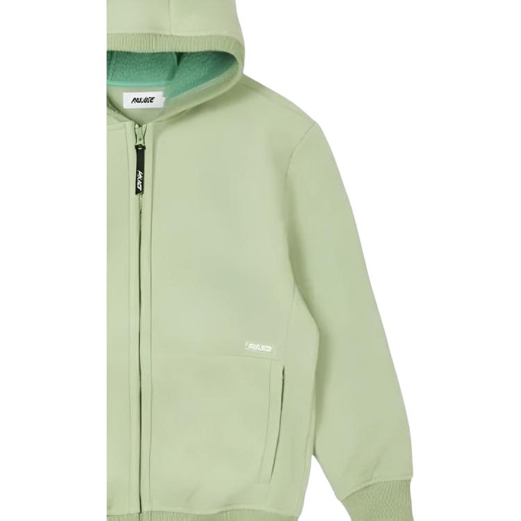 Palace FW22 Solid Color Casual Hooded Zip Jacket Men Jacket Light-Green PAL-FW22-310