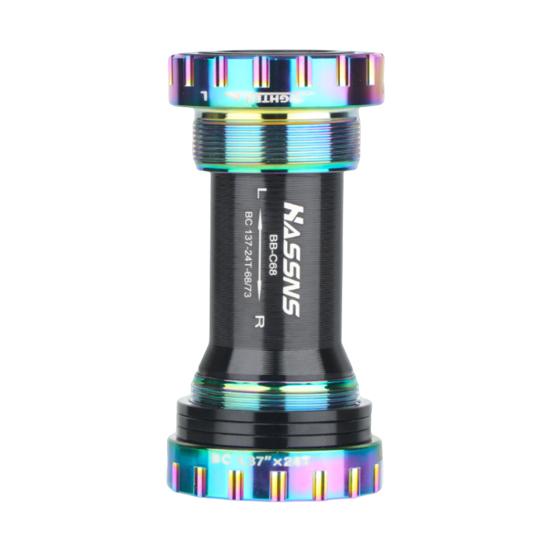 

BB52 Полезная тонкая работа, каретка из алюминиевого сплава для велосипеда, диаметр отверстия 24 мм, MTB разноцветный