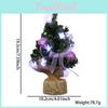Mini Christmas Tree Decorative Led Light Tabletop Ornament For Festive Home Atmosphere
