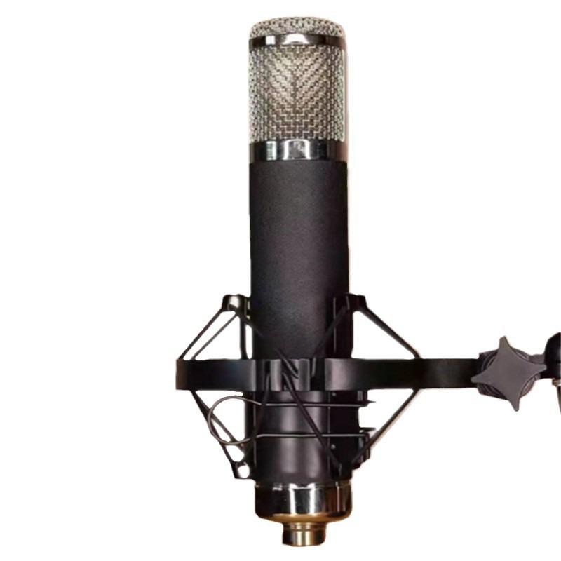 TF22CA Large Diaphragm Condenser Microphone with Sound Card for Live Broadcast and Recording