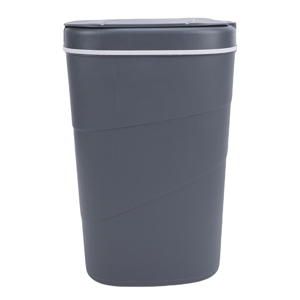 Motion Sensor Trash Can 18L Automatic Touchless Garbage Bin with Blue Luminous Press   for Bathroom Kitchen Living Room