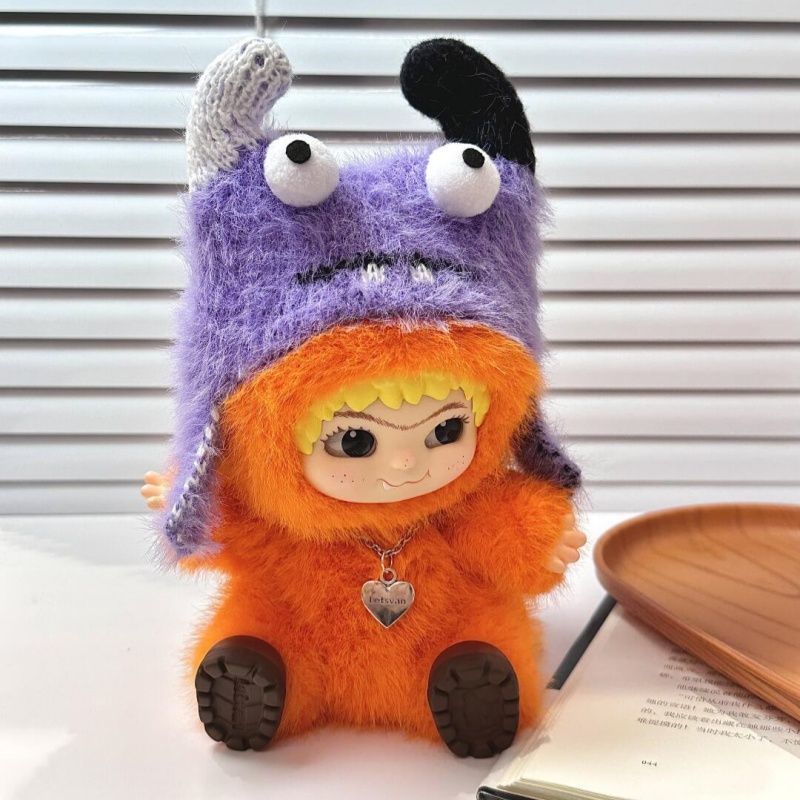 Plush doll fun tide baby blind box wakuku hand puppet ornament children's holiday gift hand puppet toys backpack decoration