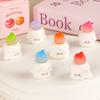 6Pcs/set Multicolors Luminous Candle Miniatures Resin Ornaments Diy Fairy Garden Decoration Moss Terrarium Micro Landscape
