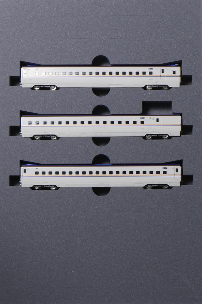 KATO Rozchod N, řada E7, Hokuriku Shinkansen, lesklý rozšiřující set A, model vlaku se 3 vagony, 10-1981