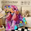 Idol N-Naniwa Danshi-i Throw Warm Soft Flannel Blanket, Multi-use for Sofa Bed Camping Travel Nap