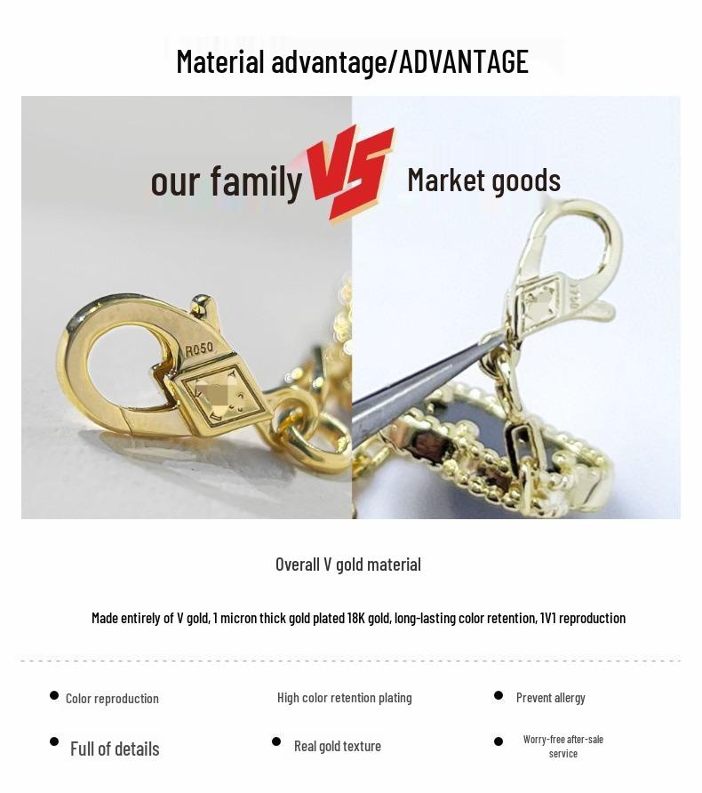 Złota Bransoletka i Naszyjnik z Czterolistną Koniczyną, Platerowane 18K - Idealny Prezent na Urodziny Dziewczyny