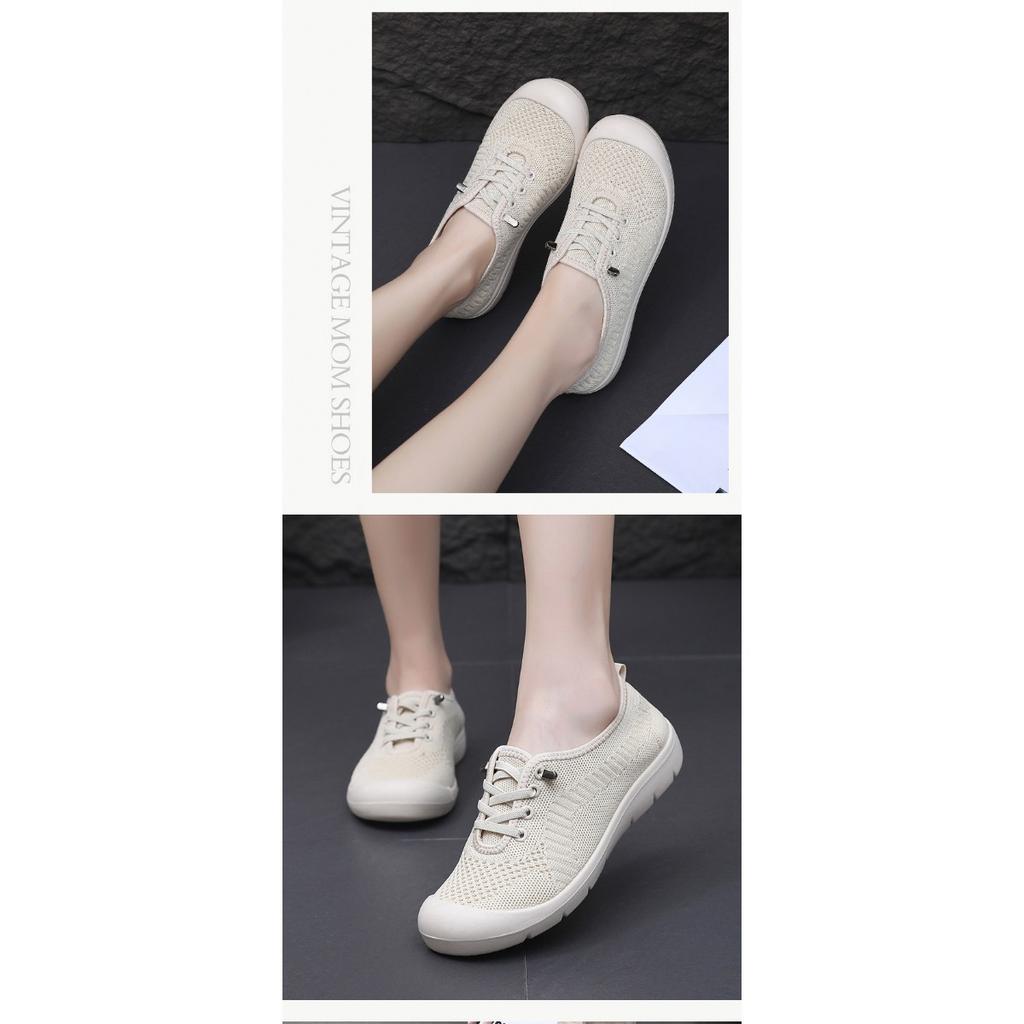 Breathable Soft Sole Lightweight Women's Single Shoes Comfortable Loafers Non-slip Walking Cloth Shoes