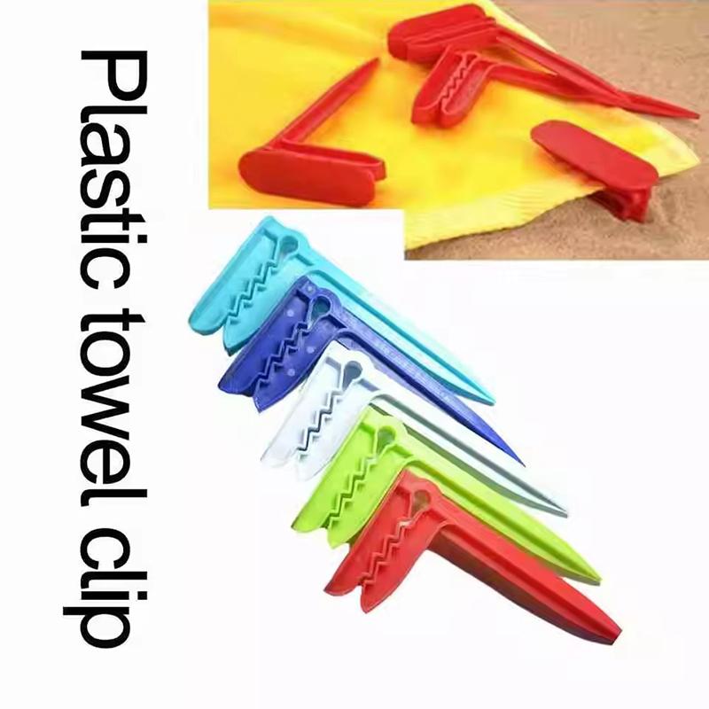 10Pcs Beach Towel Clip For Beach Chairs Camping Mat Clip Clothes Pegs For Sheet Holder Towel Clips Clamp Beach Towels Clip