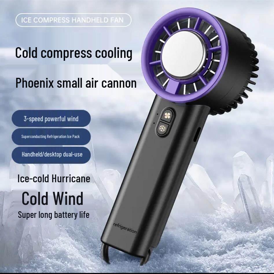 Mini USB Rechargeable Handheld Cooling Fan with Strong Wind Technology