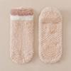 Non-slip Short Socks Coral Fleece Low Cuff Socks New Sleep Socks  Autumn Winter