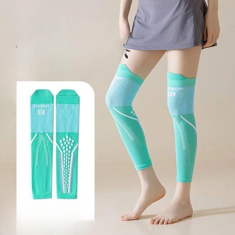 Summer Marathon Knee Pads, Compression Leg Protectors, Women's Cycling and Running Sports Pressure Stockings