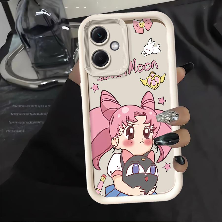 Phone Cover Case for Xiaomi Redmi Note 14 Pro Plus 13C 12s 14C A1 A2 A3 A4 Note 13 11s 12 11 10 12C Cartoon S-Sailors Moon