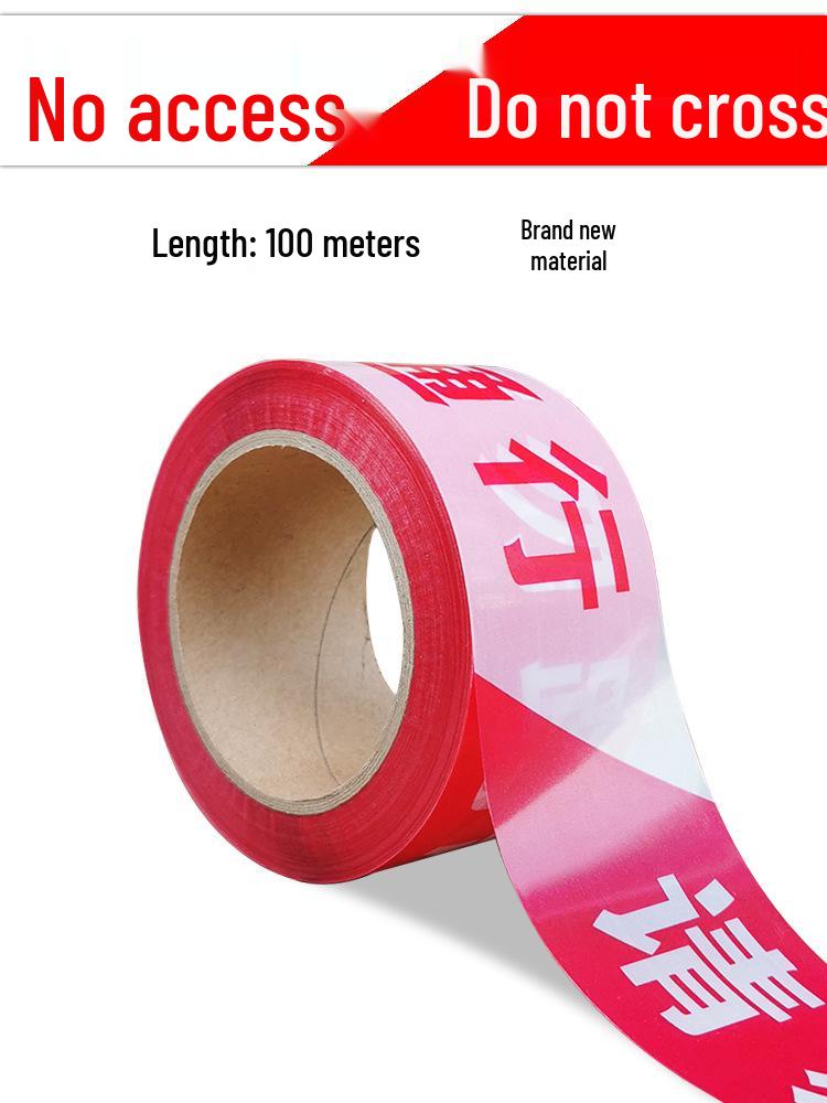 Bezpieczeństwo przede wszystkim Taśma barierowa zakazu wstępu – Zagęszczona taśma ostrzegawcza i izolacyjna dla budownictwa