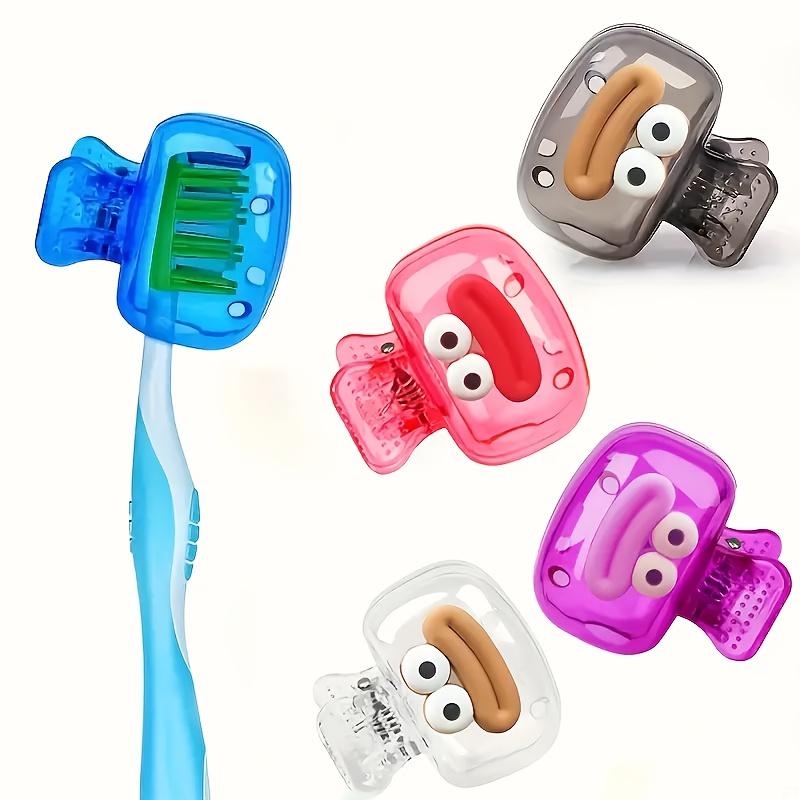 Toothbrush Head Storage Box and Protective Cover with Drainage Holes and Holder for Home Use and Portable Travel