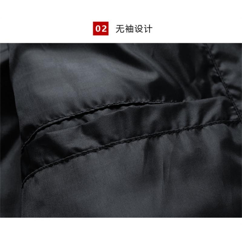 Men S Stand Collar Thick Padded Vest Loose Plus Size Casual Winter