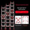 Nai Duo 4-8m Aluminum Telescopic Straight Ladder