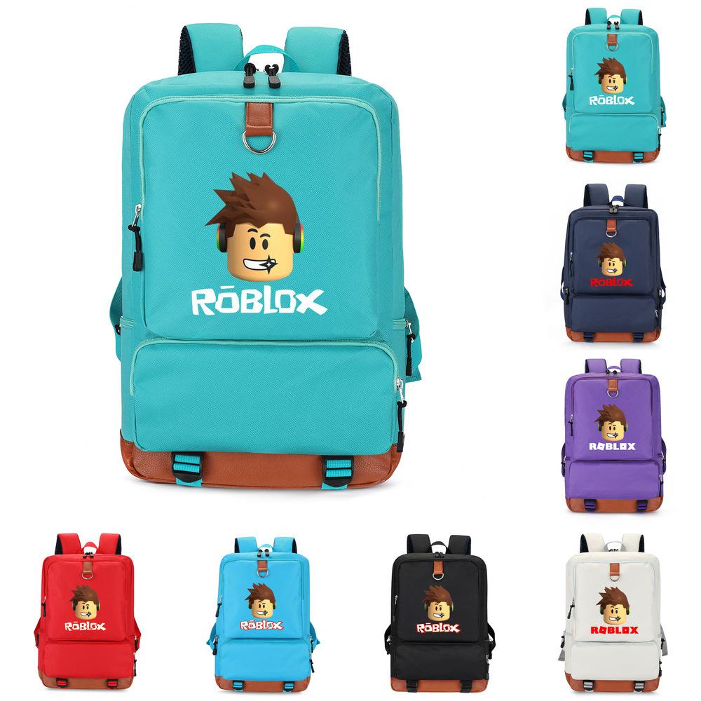 Virtual World Roblox Games Men'S And Women'S Backpacks Backpacks Student School Bags Travel Bags Computer Bags