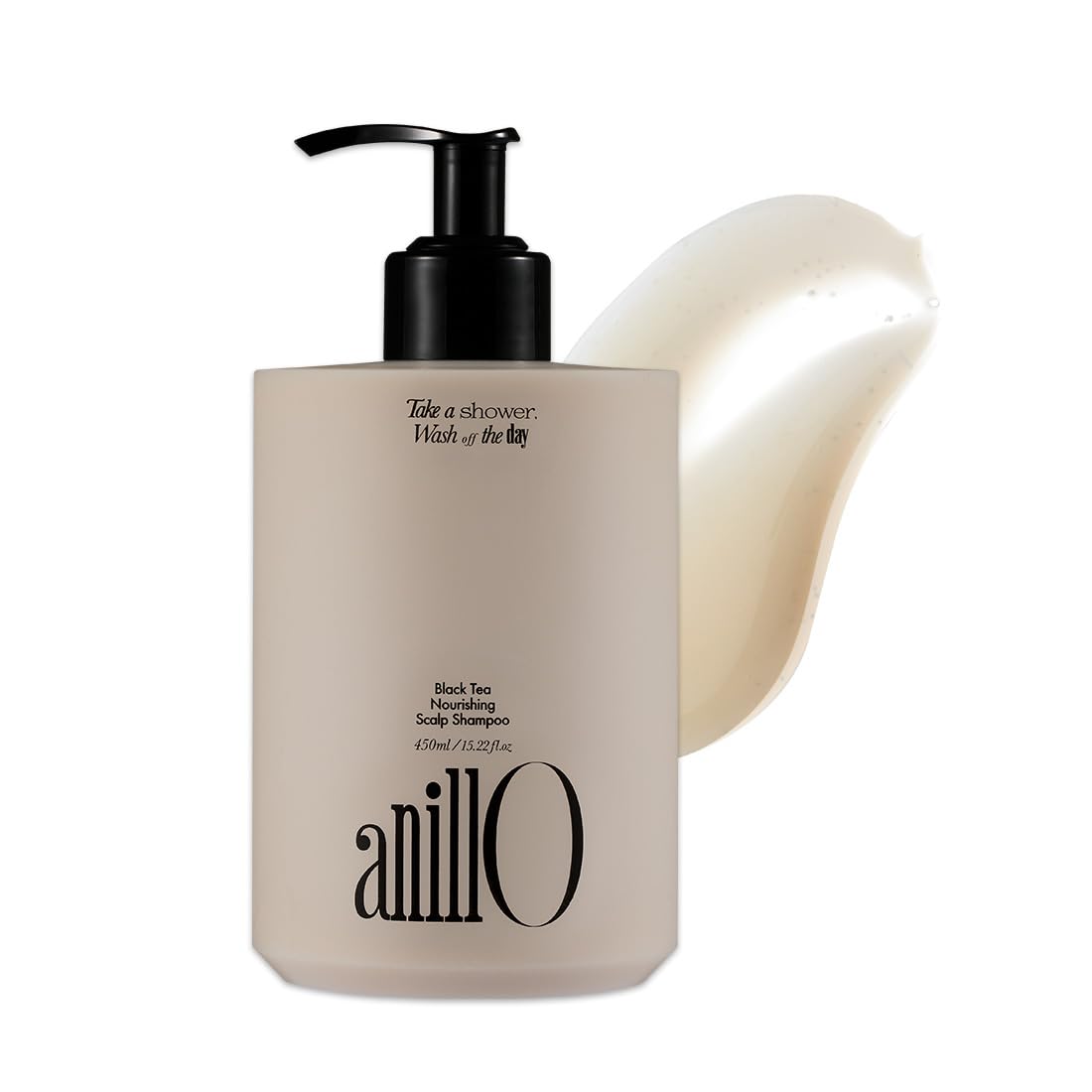 

кольцо Шампунь для кожи головы Black Tea Веганский Для кожи головы Выпадение волос Мягкий Гиалуроновая кислота [Официальный anillo] (450мл) Уход, Профилактика, Очищение, Без силиконов,