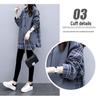 6535 Cotton Women's Fake Two-Piece Hooded Sweatshirt, Korean Style, Loose Fit, Spring/Autumn 2022 Trend.