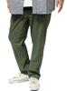 One Colors Men's Easy Pants, Large Size, Mega Stretch, Fleece-Lined, Stretch Chino Pants, Size 3L, Khaki (46)