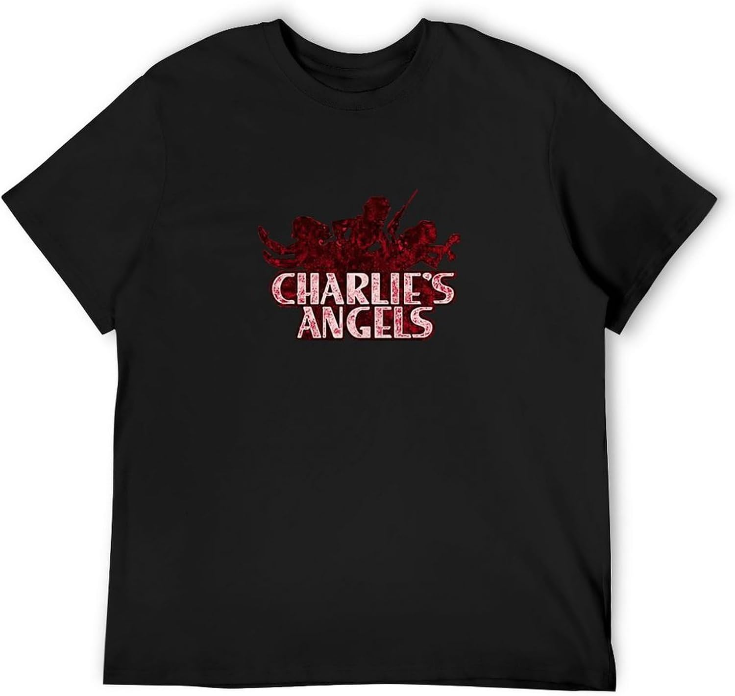 Men s Summer T Shirt Charlie s Angels Tv Show Pure Cotton is More Hygroscopic M чёрный
