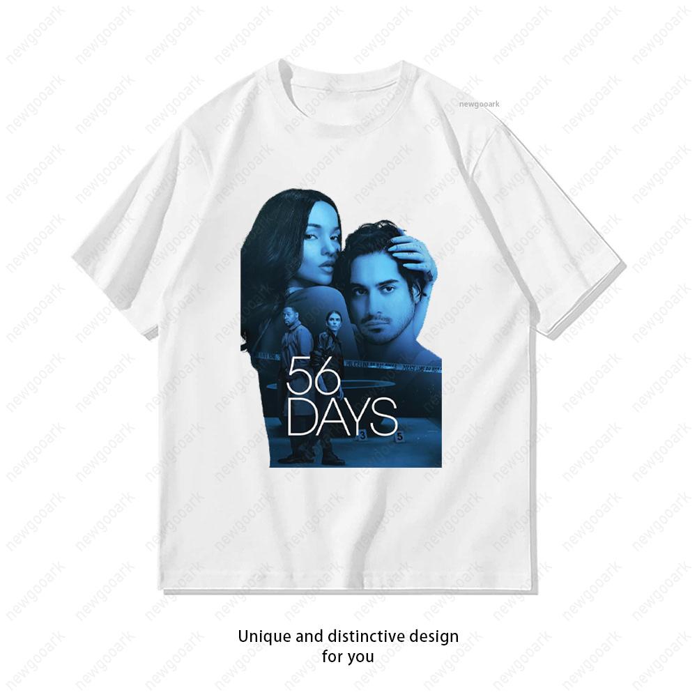 

56 Days Movie Tshirt Oliver and Ciara Mystery Story Film Shirt Women Unisex Casual Cotton Graphic T Shirts Streetwear Tops Tee S
