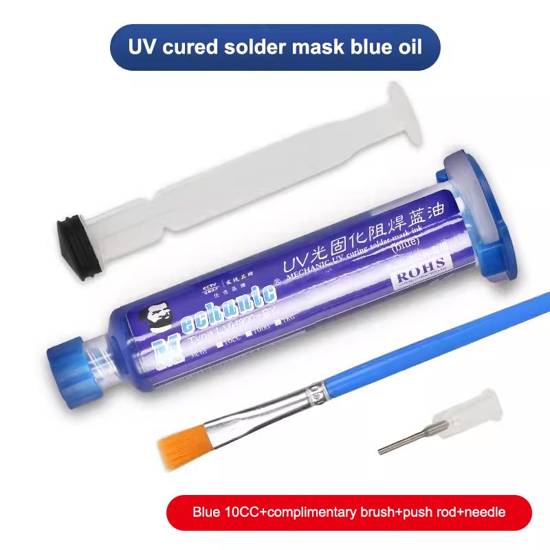 6 Colors Oil UV Photosensitive Solder Mask Ink BGA PCB Motherboard Paint Prevent Corrosive Arcing