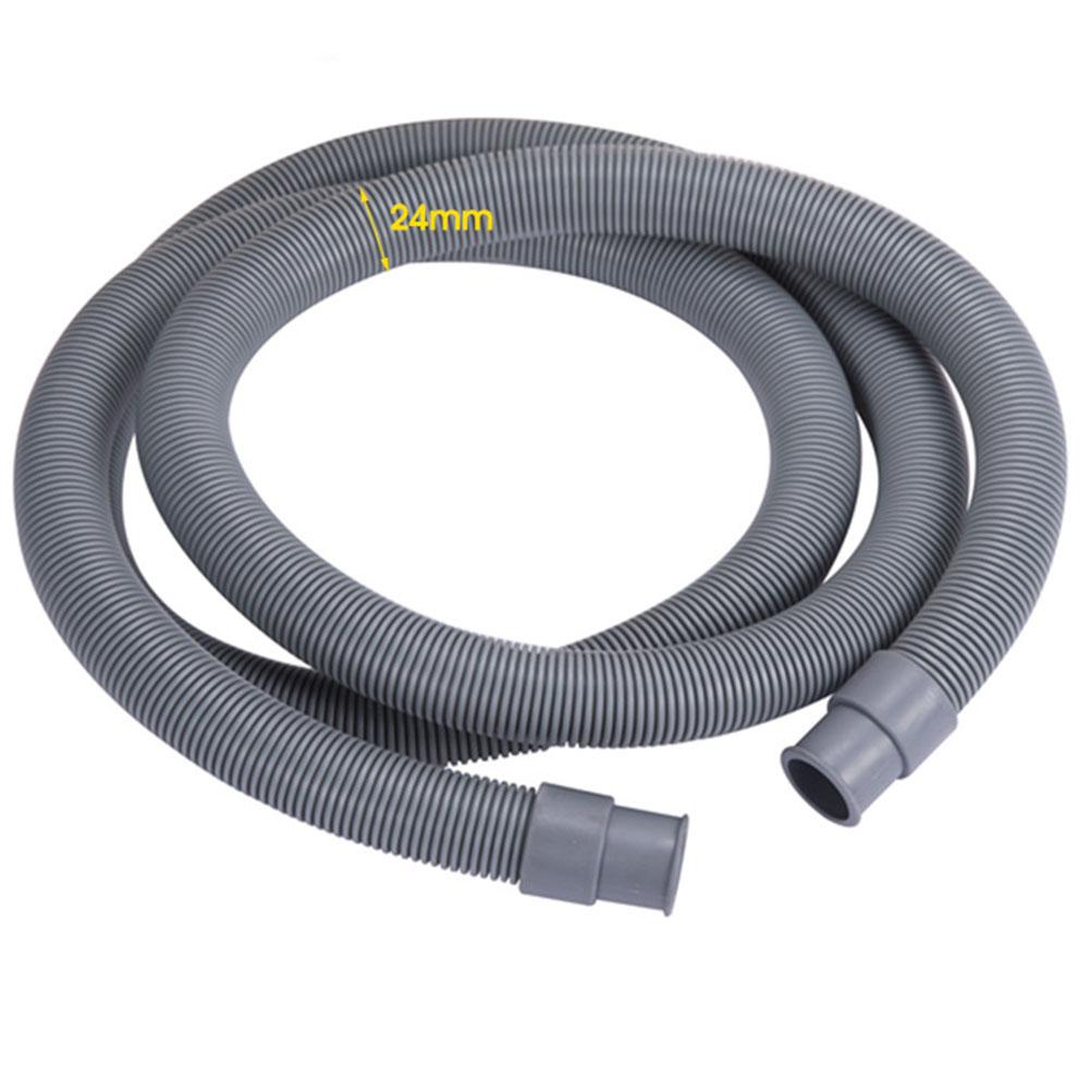 100cm Universal Washing Machine Dishwasher Drain Waste Hose Extension Pipe Connector Clamps Kit U-shaped Drain Pipe Holder
