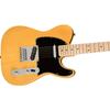 Squier by Fender Affinity Series? Telecaster? E-Gitarre, Ahorn-Griffbrett, Schwarzes Schlagbrett, Butterscotch Blonde, mit Softcase