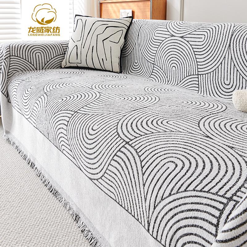 Full Cover Chenille Four-season Sofa Towel Sofa Cushion Cushion Cover Non-slip Sofa Cover Full Set Blanket