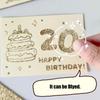 Musical Light Up Birthday Card 3D Happy Birthday Greeting Card With Light and Music for Women Men Husband Wife Children