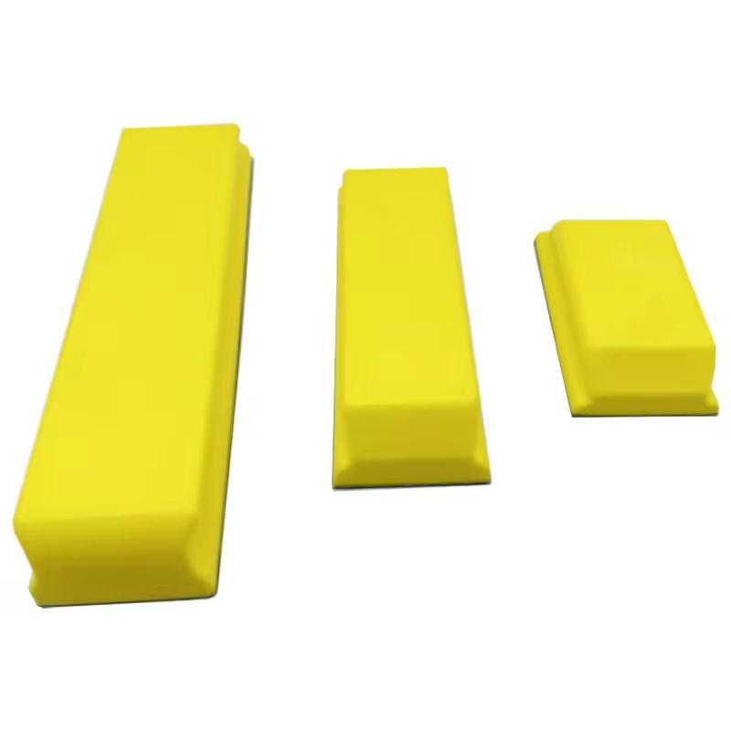 3 Pcs Hand Sanding Block Kit Classic Rectangle for Sanding Polishing In Auto Body and Paint Shops Detailing Shops