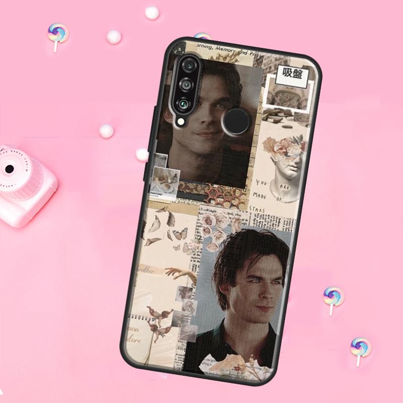 Damon Salvatore The Vampire Diaries For Huawei Nova 12s 12i 8i 11i 9 10 SE Y60 Y70 Y90 Y72 Y73 Y61 Y91 P60 Pro P30 P40 Lite Case