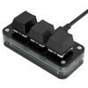 Mini Custom Mini 3 Key Keypad Hot Swap 3 Keys Mini Keypad Copy Paste Cut Keypad  Games